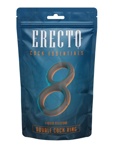 Double Cock Ring liquid silicone - Erecto